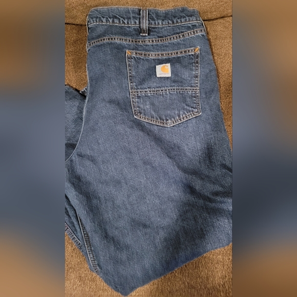 Carhartt mens Relaxed Fit Heavyweight Flannel-lined 5-pocket Jean - Picture 6 of 6